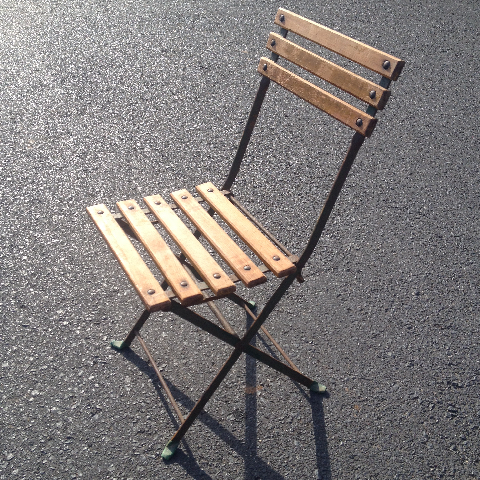 CHAIR, Folding Timber - Outdoor Slat